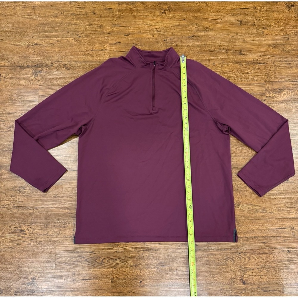 Rhone Red Session Performance 1/4 Zip Golf Pullover Sweatshirt Sweater Men's XL - Picture 8 of 10